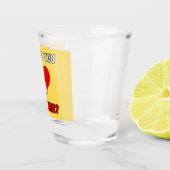 GRAPPIG! Shot Glass Caveman - Wheel You Be Mine? Shot Glas (Rechts)