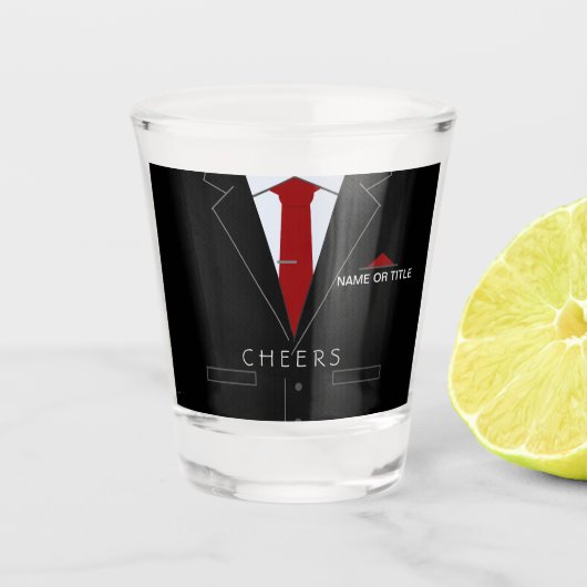 Grappig Shot Glass Gepersonaliseerde Naam Business Shot Glas (Voorkant)