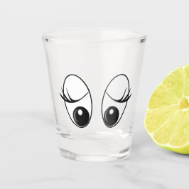 Grappig Shot Glass met nieuwsgierige ogen Shot Glas