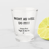 Grappig shotglas shot glas (Voorkant)