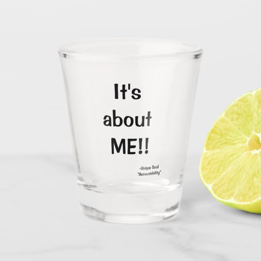 Grappig shotglas shot glas (Voorkant)