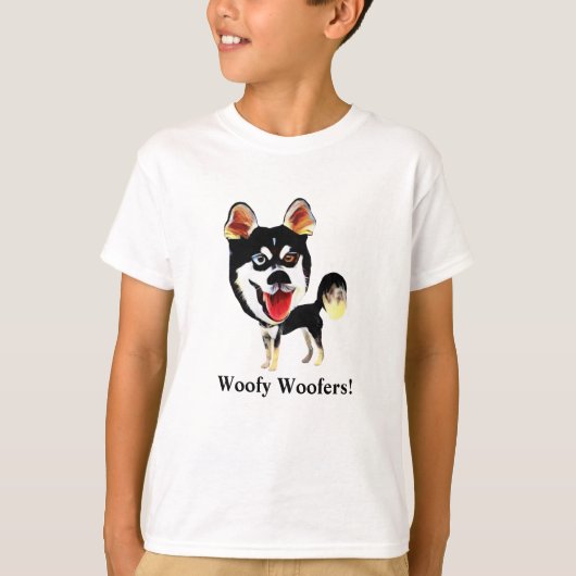 Grappig Siberisch Husky Boys T-shirt (Voorkant)