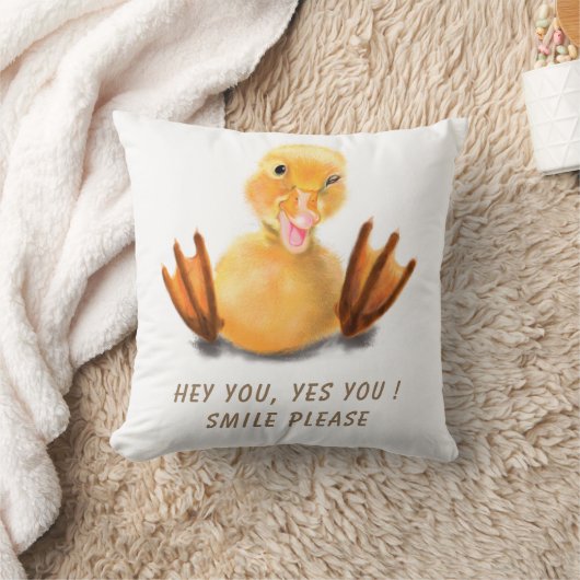 Grappig Sierkussen met afspeelbaar deuken - Lach (Deken)