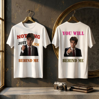 Grappig Sigma Meme Voor- & Achterkant T-shirt | Ki
