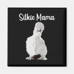 Grappig Silkie Mama-ontwerp voor moeder vrouwen Si Magneet