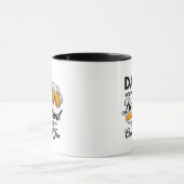 Grappig simpel papa je bent een bierlustige Vaderd Mok (Midden)