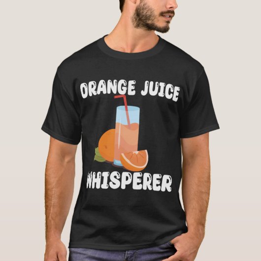 Grappig Sinaasappel Sap Whisperer Kleding Sinaasap T-shirt (Voorkant)