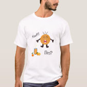 Grappig sinaasappel t-shirt (Voorkant)
