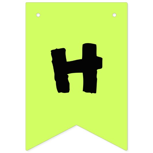 Grappig sinaasappel vlaggetjes (Tweede vlag)
