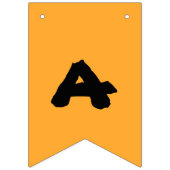 Grappig sinaasappel vlaggetjes (Derde vlag)