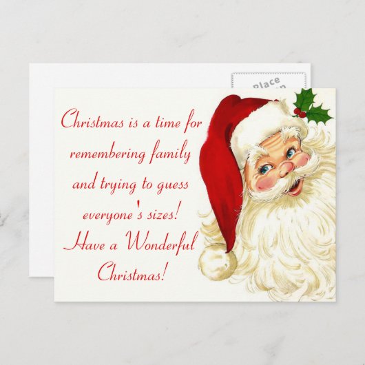 Grappig Sinterklaas Briefkaart (Voorkant / Achterkant)