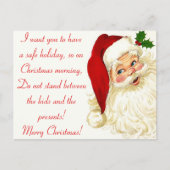 Grappig Sinterklaas Briefkaart (Voorkant)