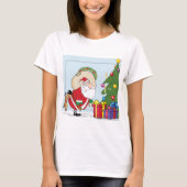 Grappig Sinterklaas Vrouwen T-shirt (Voorkant)