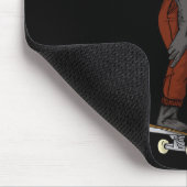Grappig skateboard aap cadeau-idee 4 Skate And Hal Muismat (Hoek)