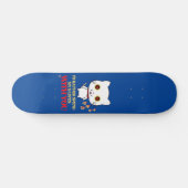 grappig skateboard "CUTE CAT" (Horizontaal)