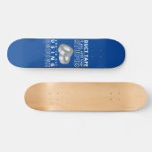grappig skateboard "DUCT TAPE...2" (Horizontaal)