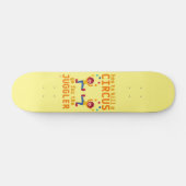 grappig skateboard "GO 4 THE JUGGLER" (Horizontaal)