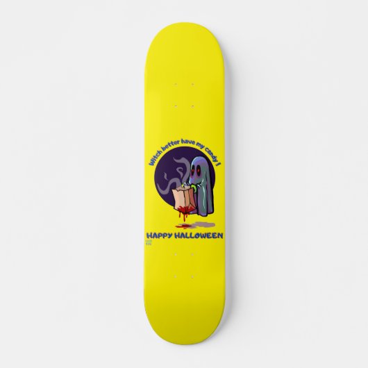 grappig skateboard "HAPPY HALLOWEEN 2" (Voorkant)