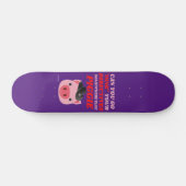 grappig skateboard "OINK PGGIE" (Horizontaal)