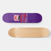 grappig skateboard "OINK PGGIE" (Horizontaal)