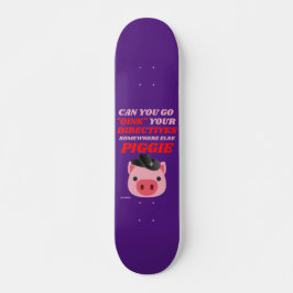 grappig skateboard "OINK PGGIE"