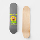 grappig skateboard "SMILE" (Voorkant)