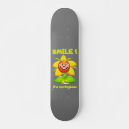 grappig skateboard "SMILE"