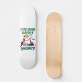 grappig skateboard "STILL NAUGHTY 2" (Voorkant)