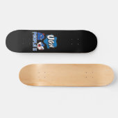 grappig skateboard "UGH PEOPLE!!" (Horizontaal)