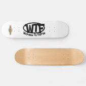 grappig skateboard "Welkom in Florida" (Horizontaal)