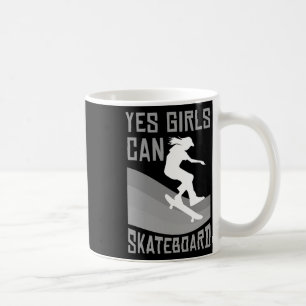 Grappig skateboardcadeau voor meisjes kinderen ska koffiemok