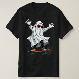 Grappig Skateboarden Ghost Mannen waarde T-Shirt