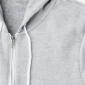 Grappig Skateboarden Ghost Mannen Zip Hoodie (Detail-Kraag)
