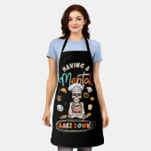 Grappig skelet bakker baking lover having een ment schort (Gedragen)