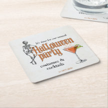 Grappig Skelet Cocktail Kantoor Halloween Feest
