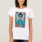 Grappig Skelet De Nurse Tarot T-shirt (Voorkant)
