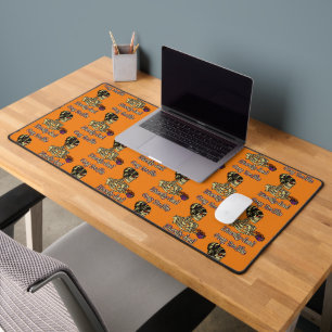 Grappig skelet Drink dat ik letterlijk Dead Coffee Bureaumat