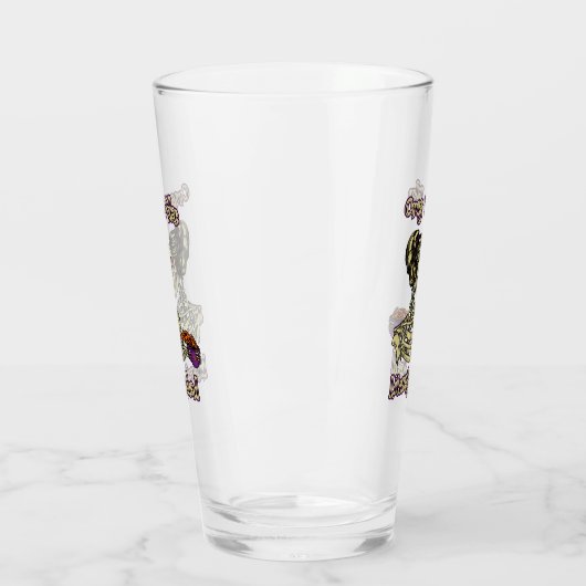 Grappig skelet Drink dat ik letterlijk Dead Coffee Glas (Links)