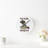 Grappig skelet Drink dat ik letterlijk Dead Coffee Ronde Klok (Huis)