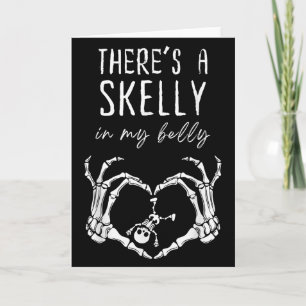 Grappig Skelet Er Is Skelly In Mijn Buik Zwanger Kaart