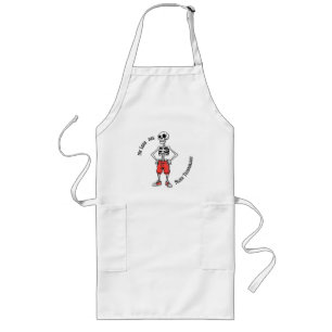 Grappig Skelet Fitness Design Lang Schort