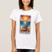 Grappig Skelet Gevoel Beachy Tarot T-shirt (Voorkant)