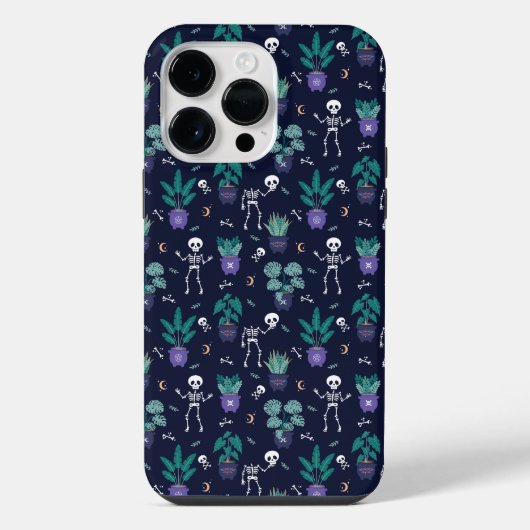 Grappig skelet Halloween Hocus Pocus heksen iPhone Hoesje (Achterkant)