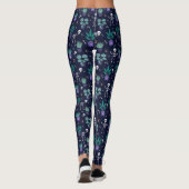 Grappig skelet Halloween Hocus Pocus heksen Leggings (Achterkant)