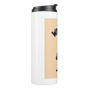 Grappig Skelet Halloween Koffie Thermische Tumbler Thermosbeker