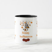 Grappig Skelet Halloween Mok (Midden)