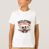 🤍 Grappig skelet Halloween-spreuk 💀 T-shirt (Voorkant)