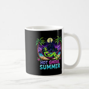 Grappig Skelet Ijsje Heet Spook Zomer Zomerwe Koffiemok