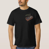Grappig Skelet Kist T-shirt – Nooit Beter (Voorkant)