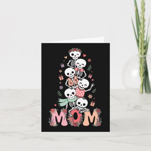 Grappig skelet moeder mama Moederdag Kaart (Voorkant)